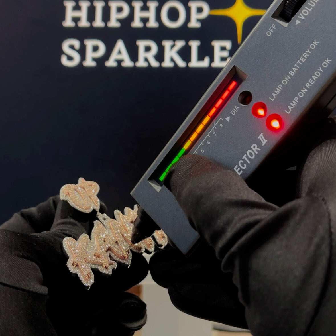 Kanty pendant crafted in two-tone rose & white gold—finished with an OP custom bail for that VIP shine