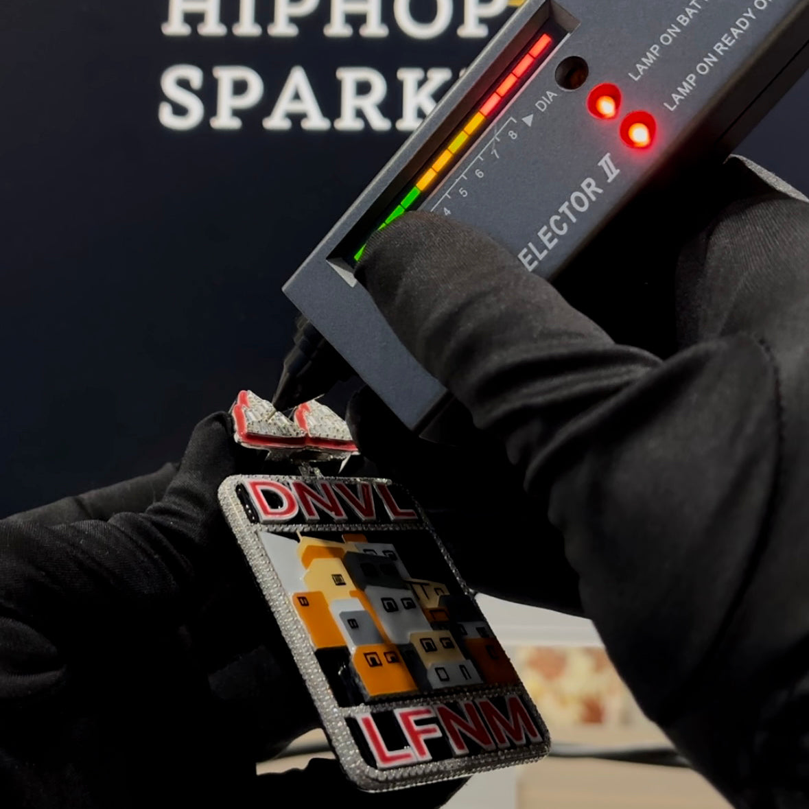 925 Silver Iced Out Moissanite Hip Hop Art Piece