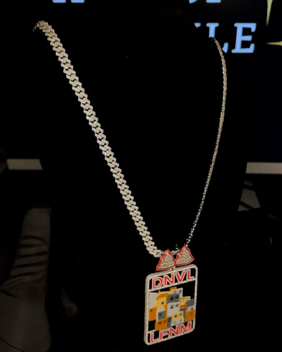 925 Silver Iced Out Moissanite Hip Hop Art Piece