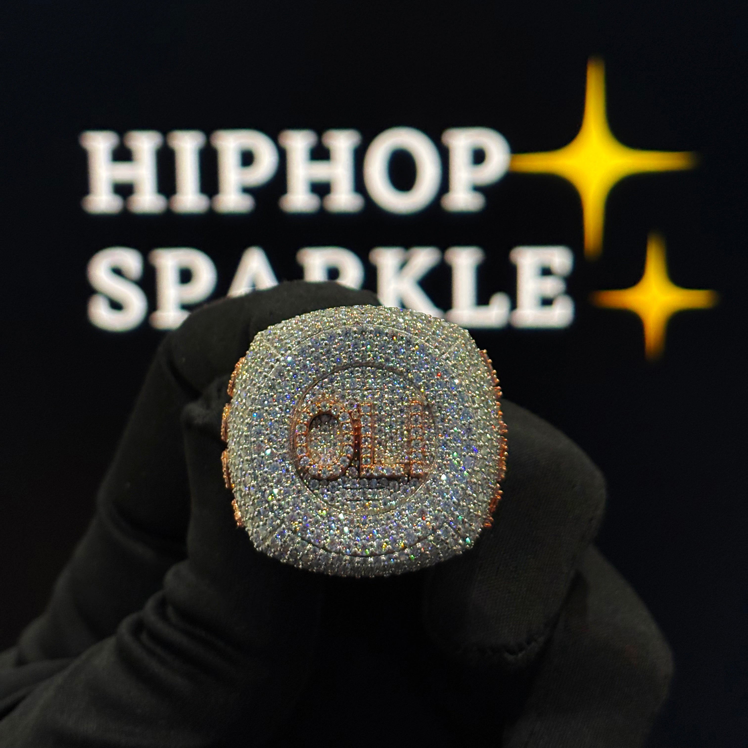 925 Silver Hip Hop Statement Ring