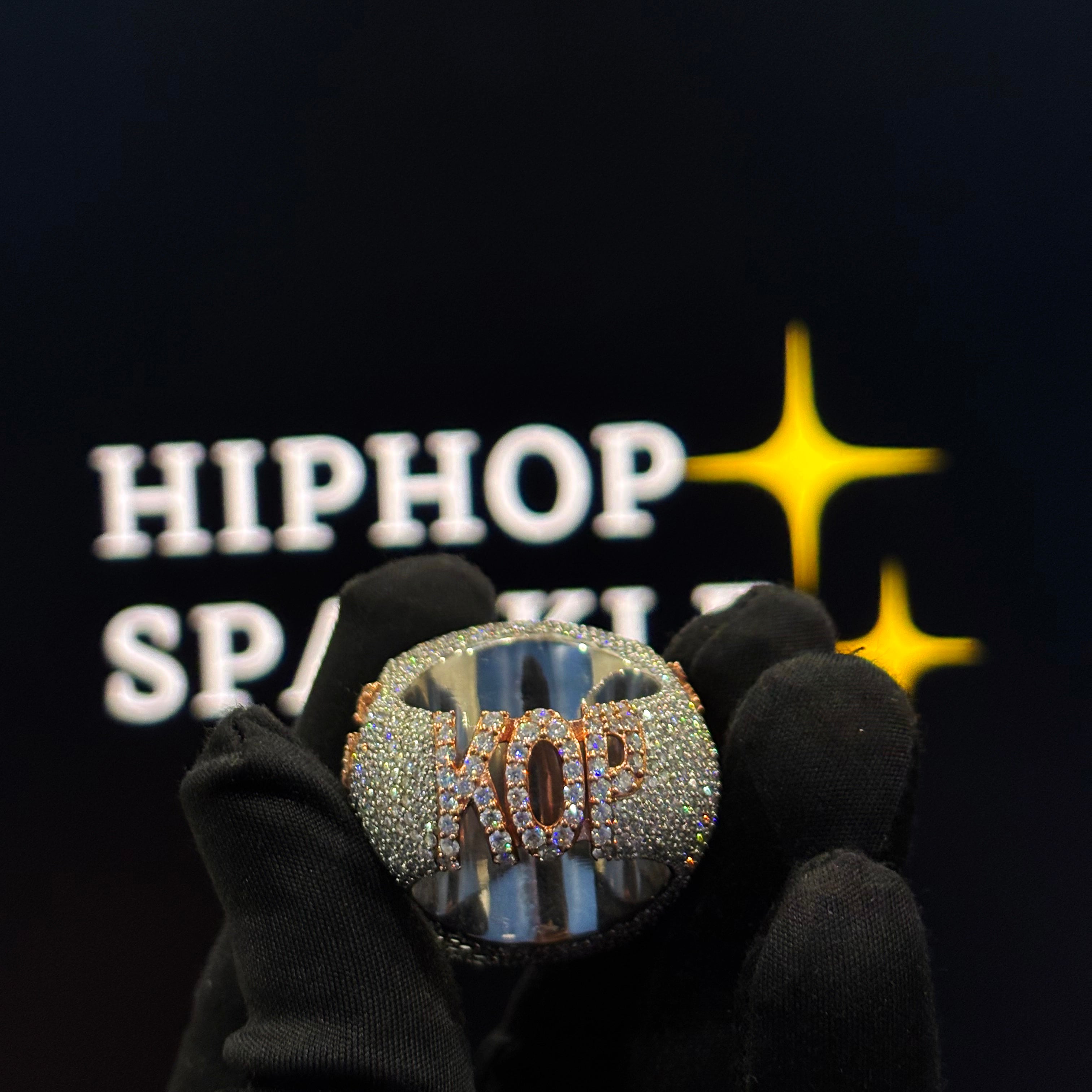925 Silver Hip Hop Statement Ring