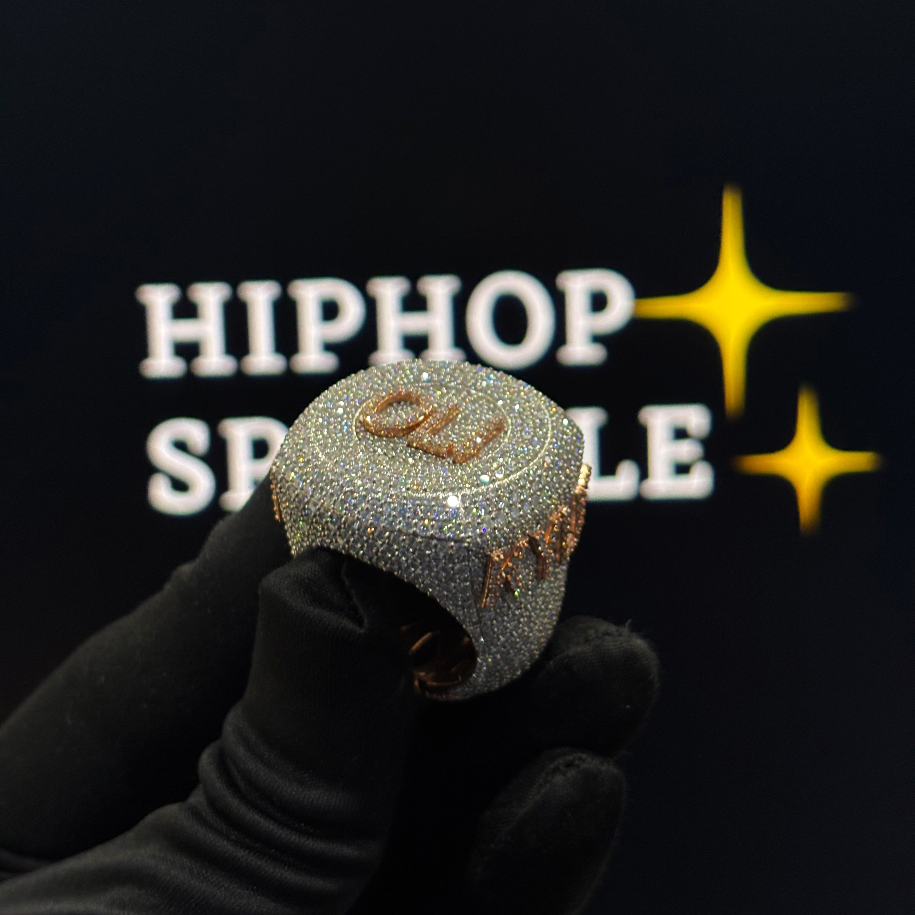 925 Silver Hip Hop Statement Ring
