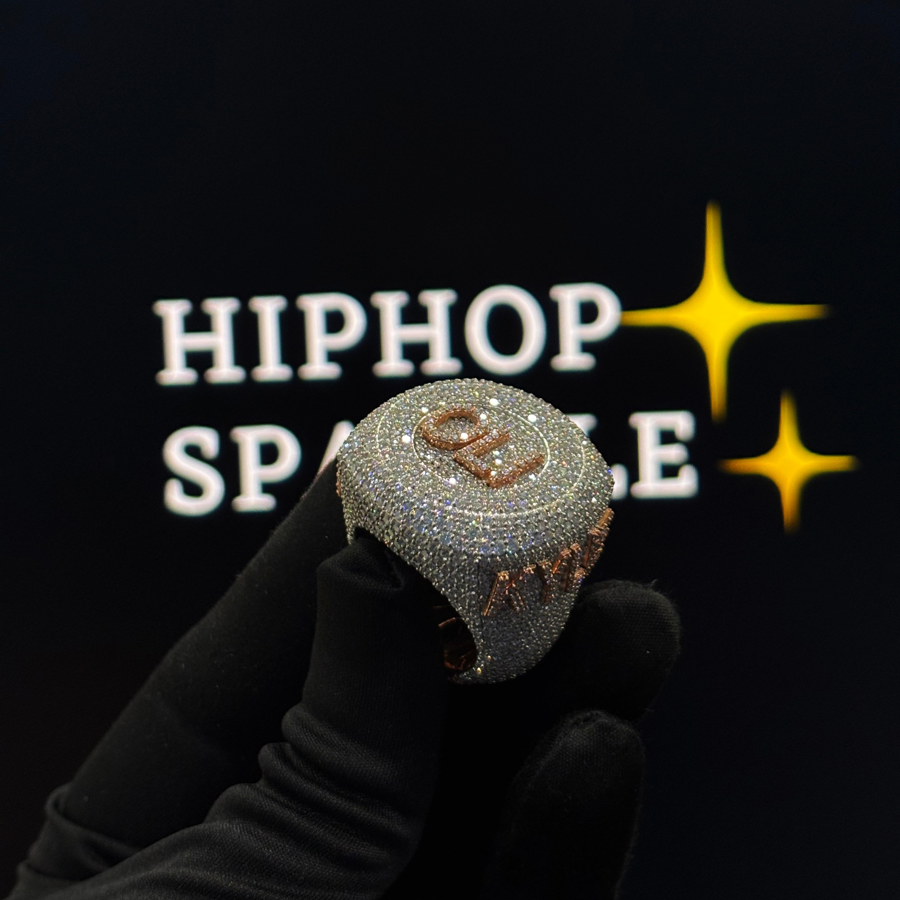 925 Silver Hip Hop Statement Ring