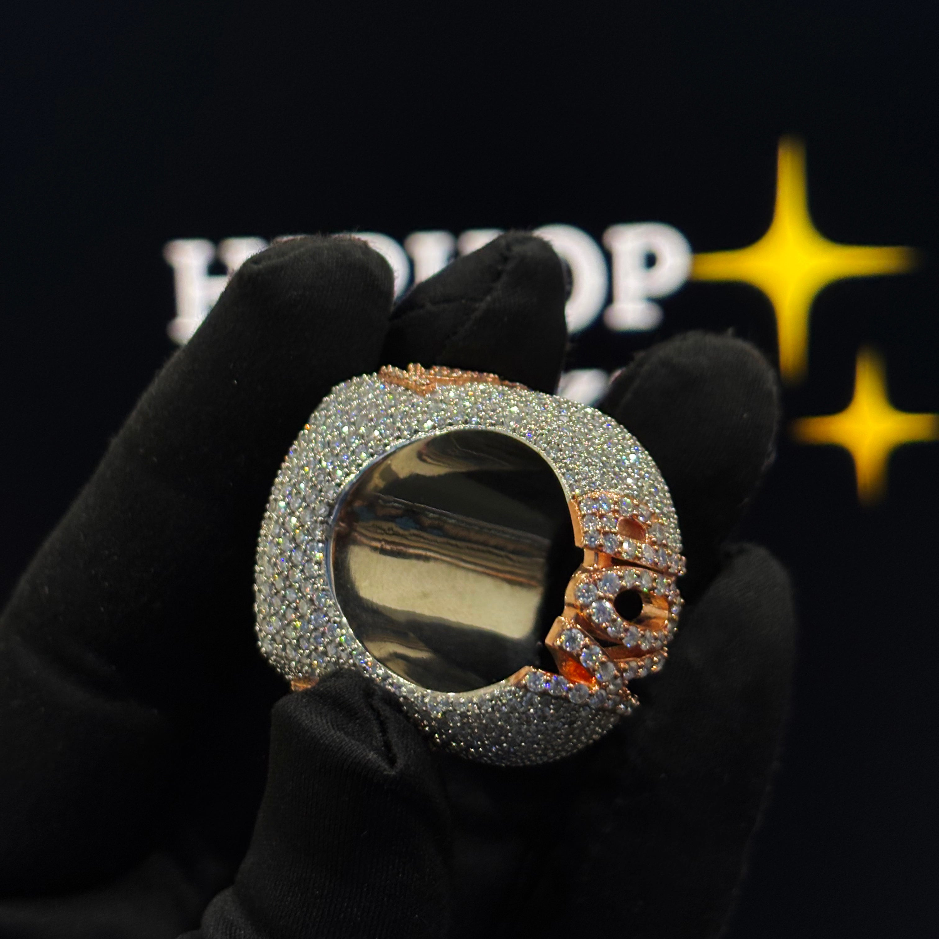 925 Silver Hip Hop Statement Ring