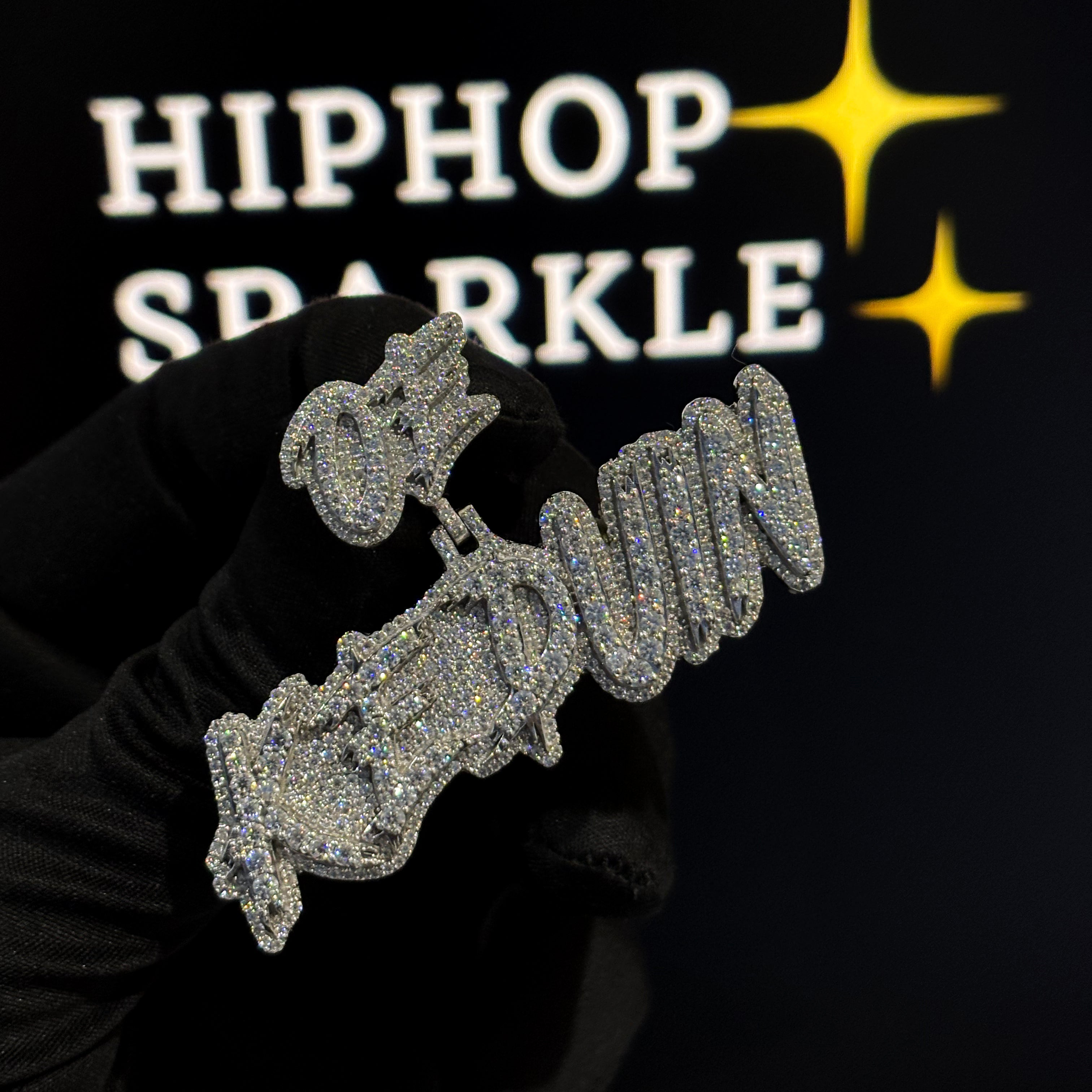 Iced Out Moissanite Hip Hop Jewelry