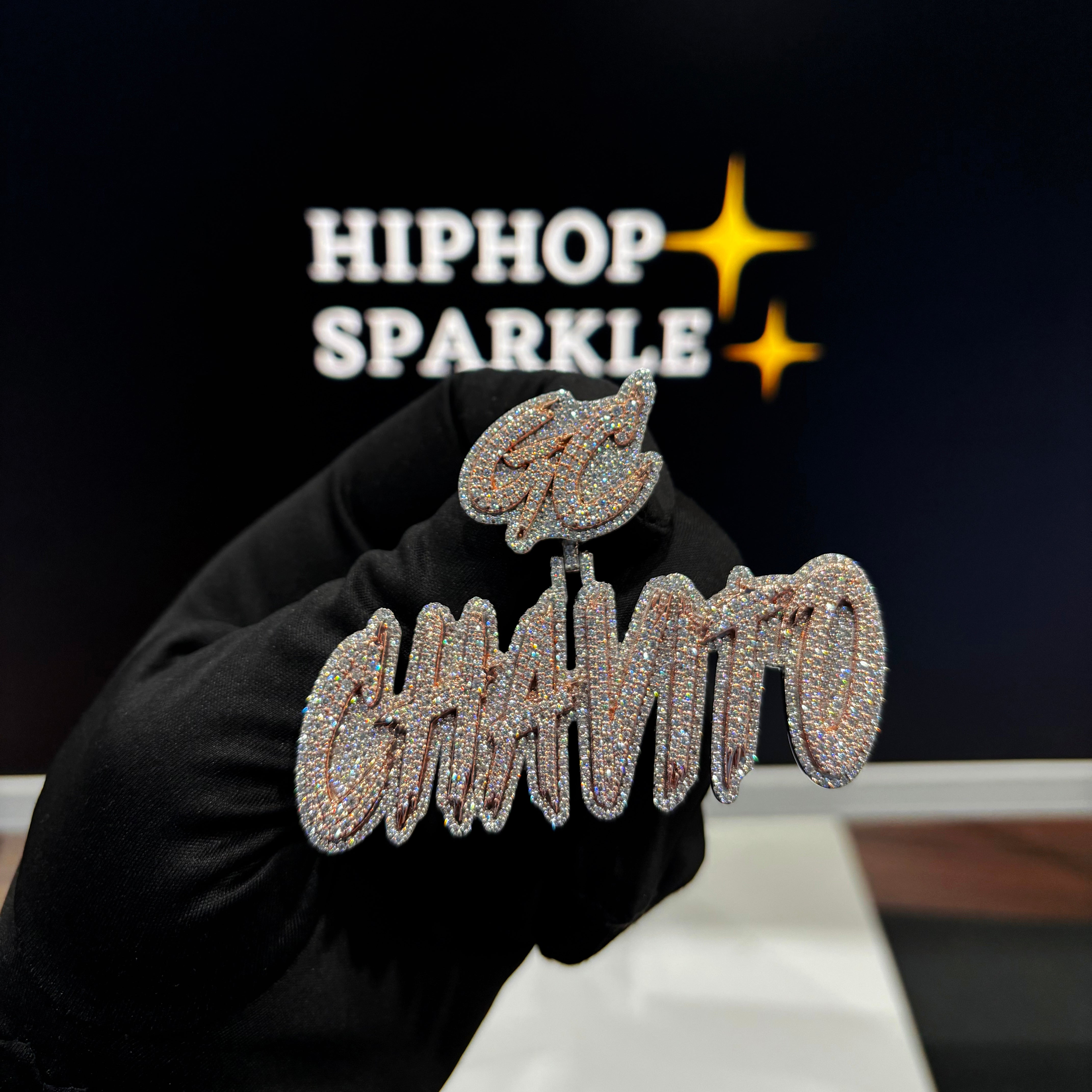 Iced Out Moissanite Hip Hop Jewelry