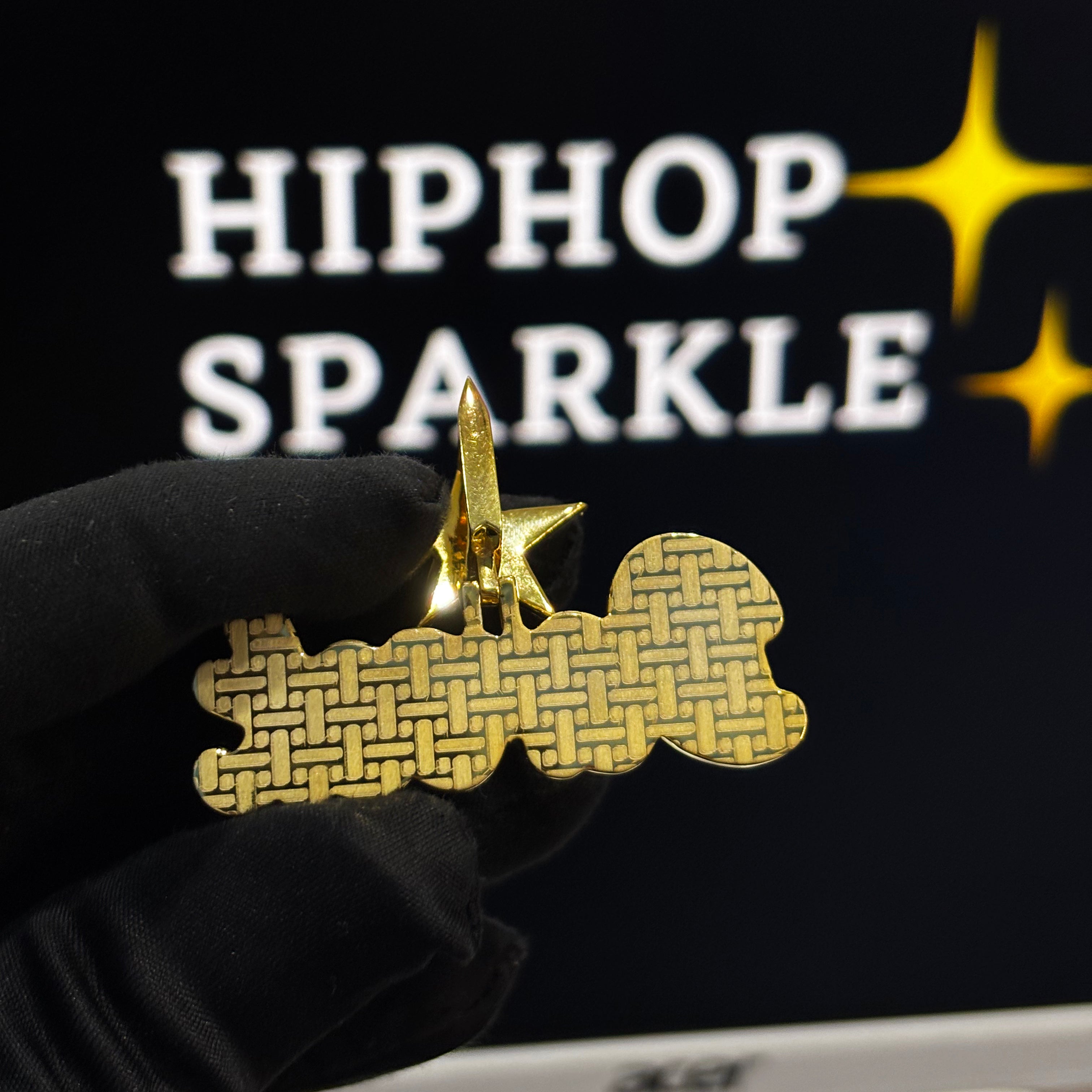 2 Inch Custom Moissanite Jewelry in 14K Gold Plated – Hip Hop Bling