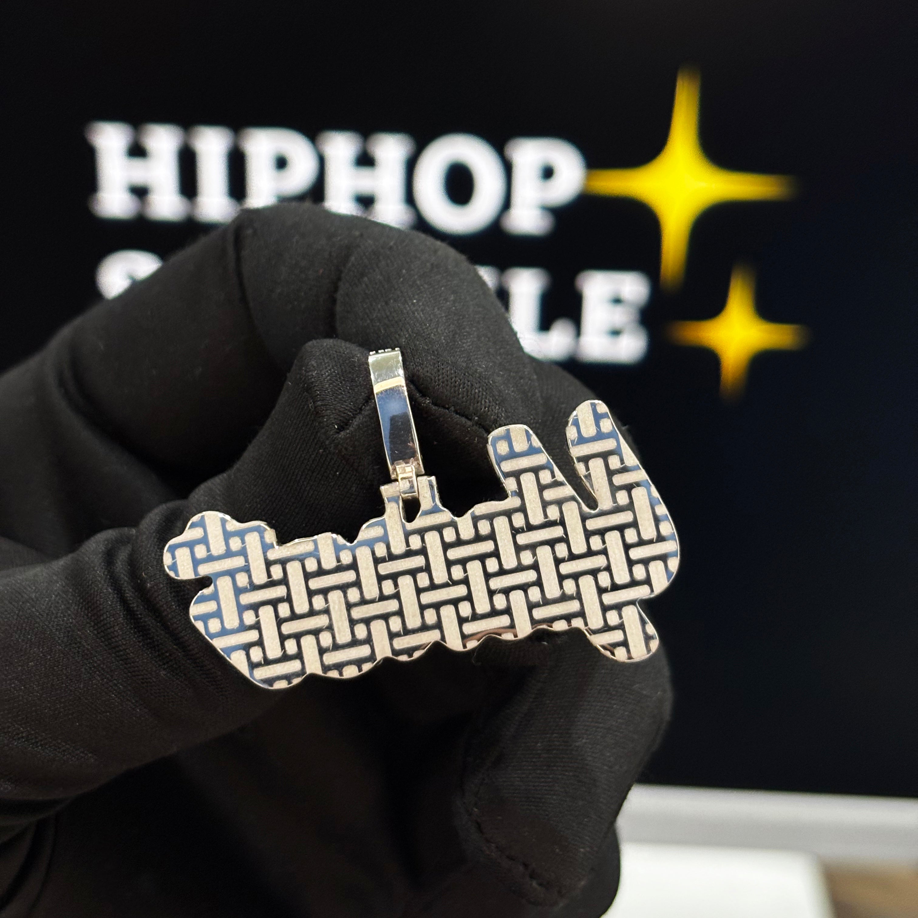 Iced Out Moissanite Hip Hop Jewelry in 925 Silver