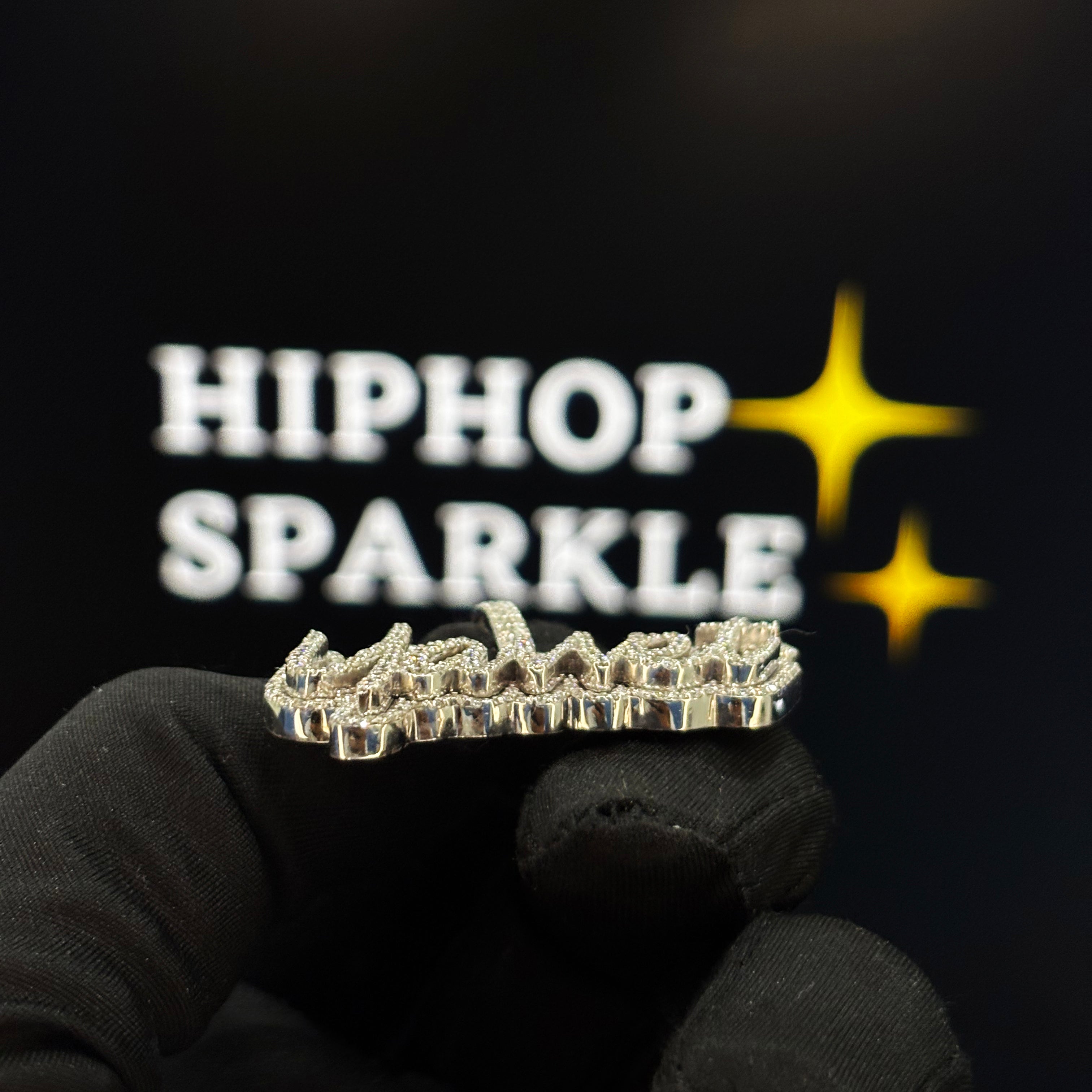 Iced Out Moissanite Hip Hop Jewelry in 925 Silver