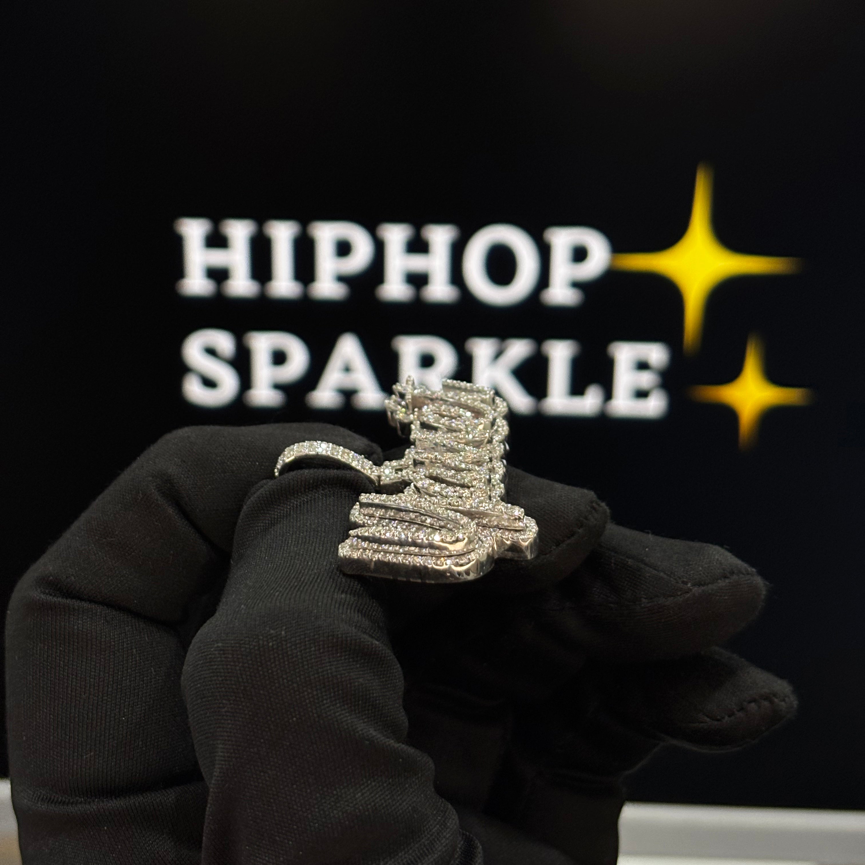 Iced Out Moissanite Hip Hop Jewelry in 925 Silver