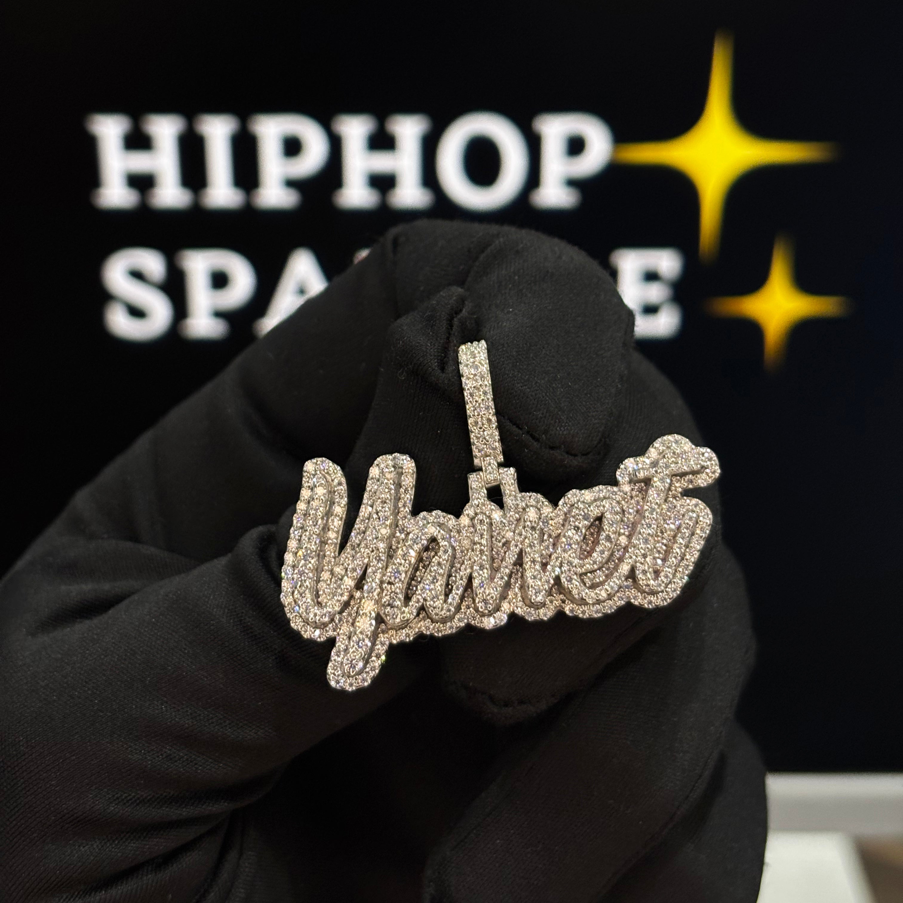 Iced Out Moissanite Hip Hop Jewelry in 925 Silver