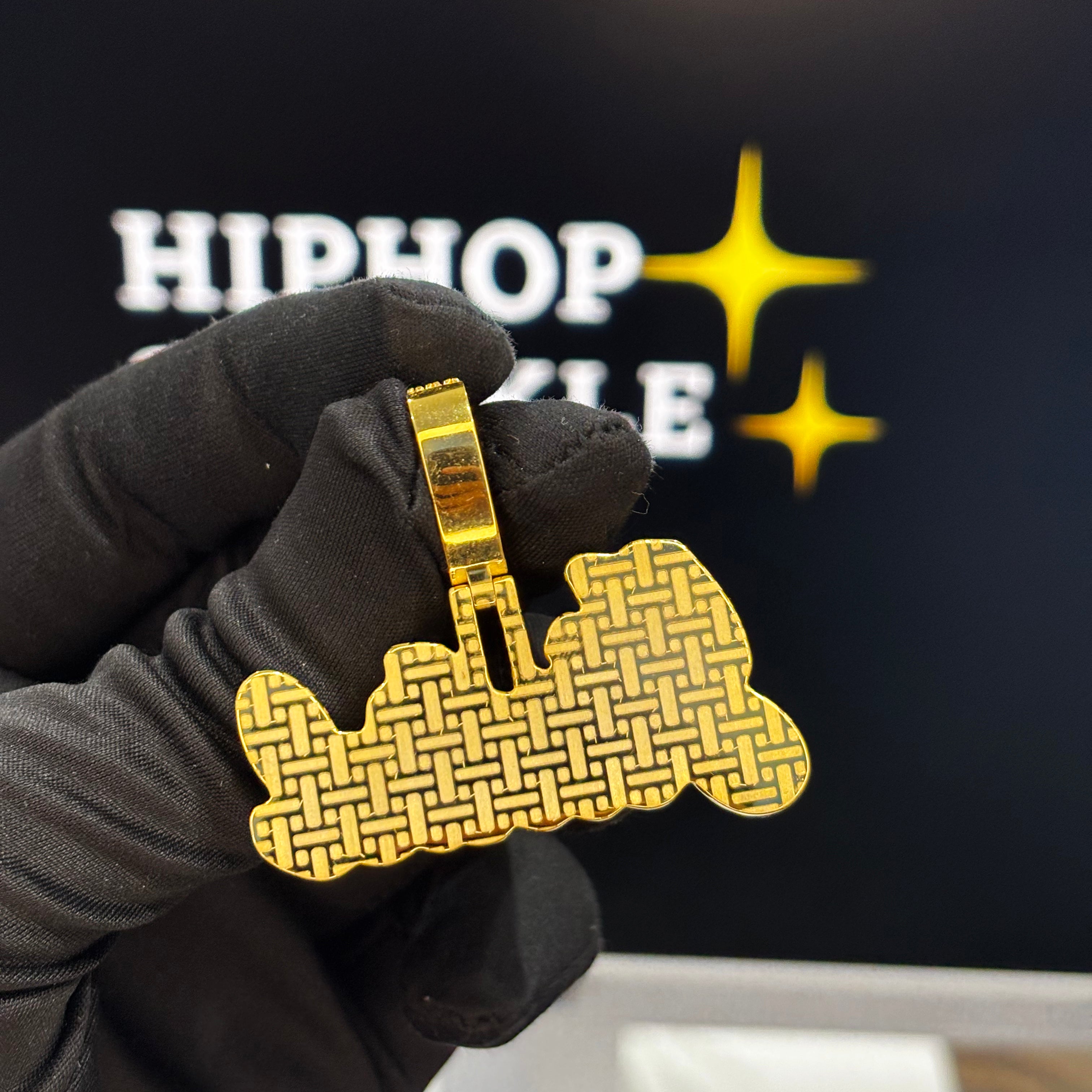 925 Silver with 14k Gold Plated & Moissanite Stones