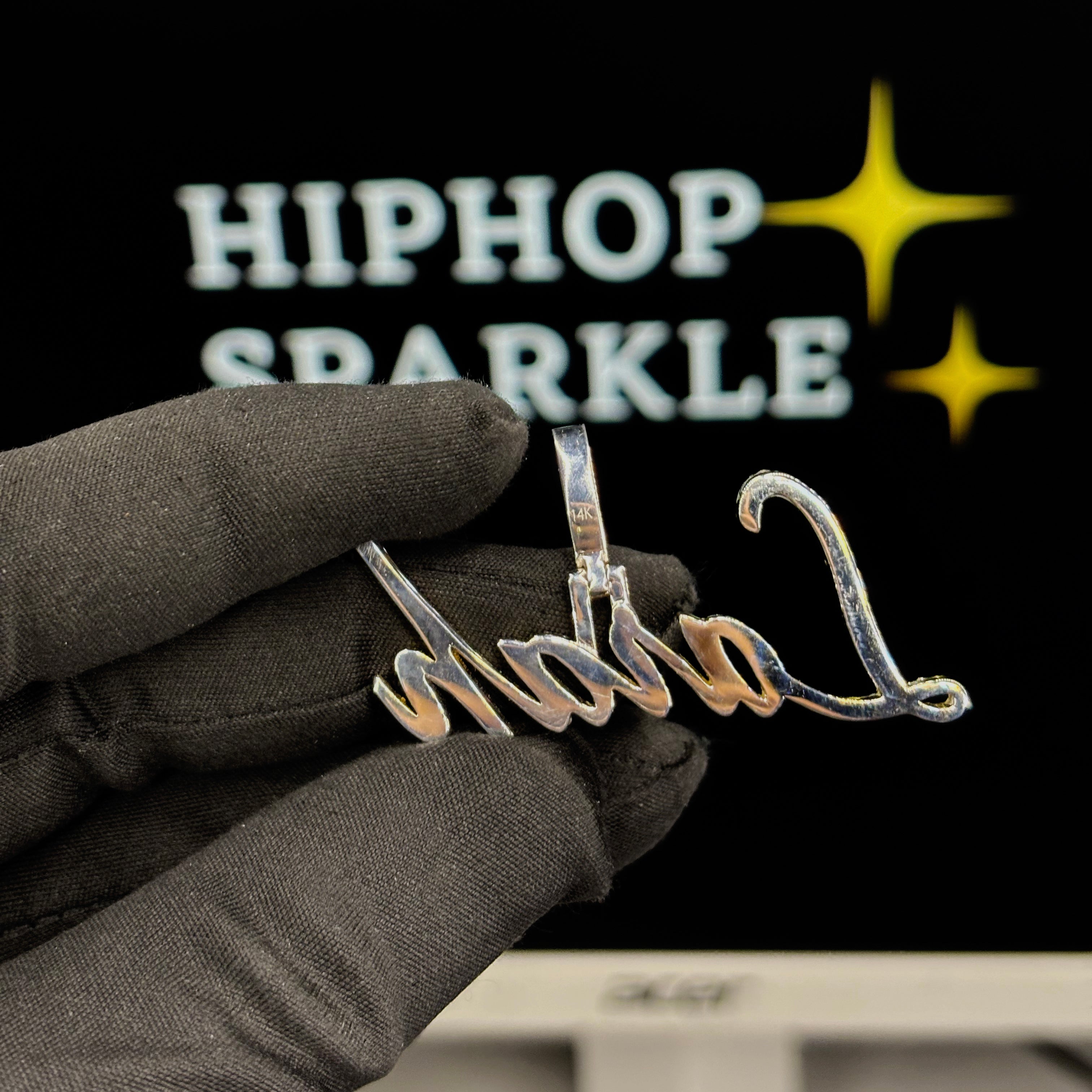 Luxury Script Font Jewelry