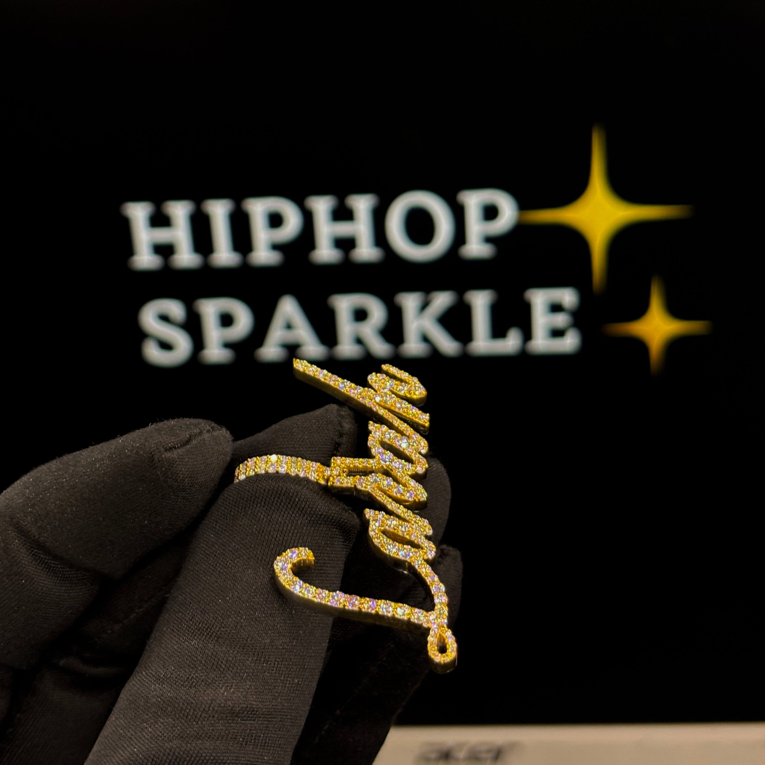 Luxury Script Font Jewelry