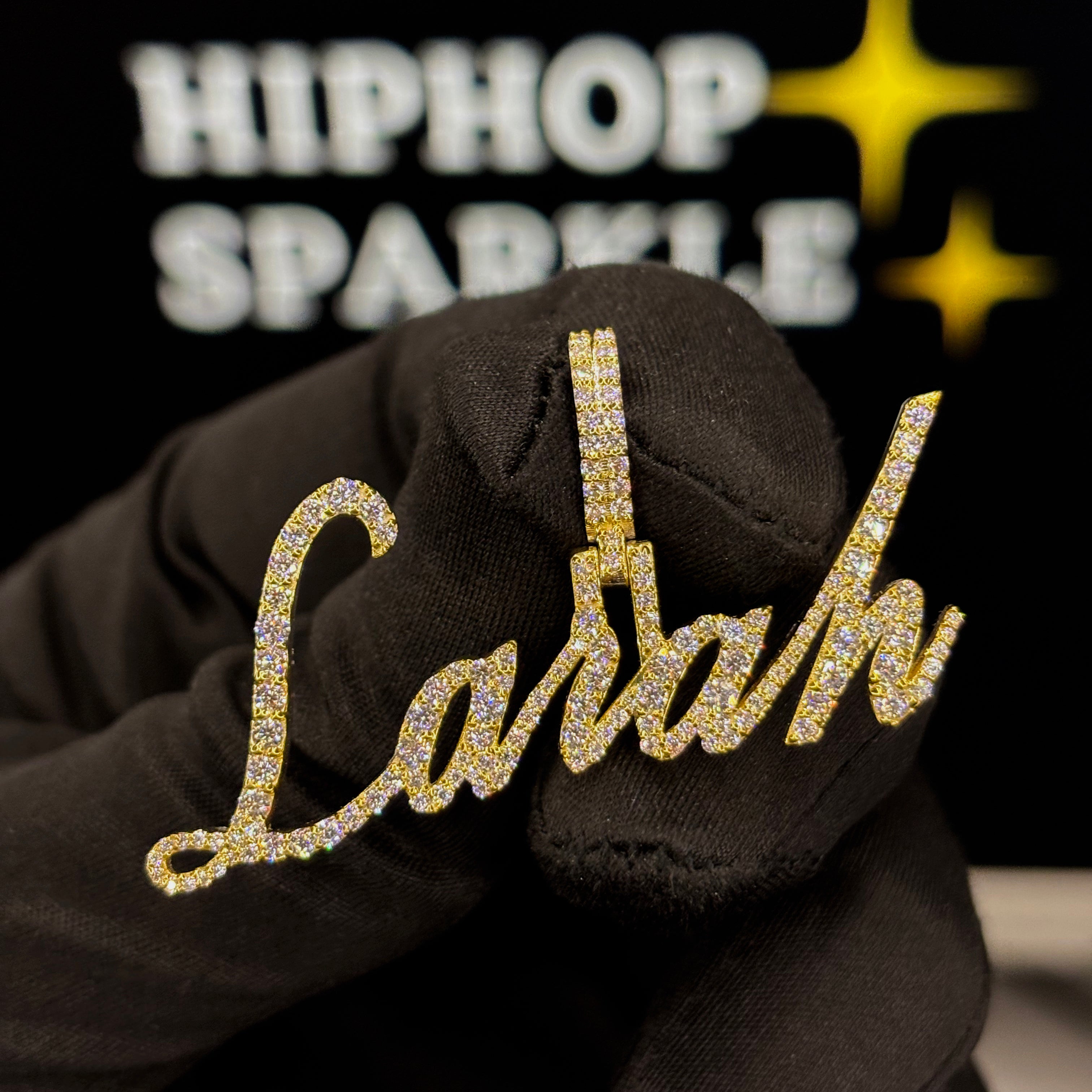 Luxury Script Font Jewelry