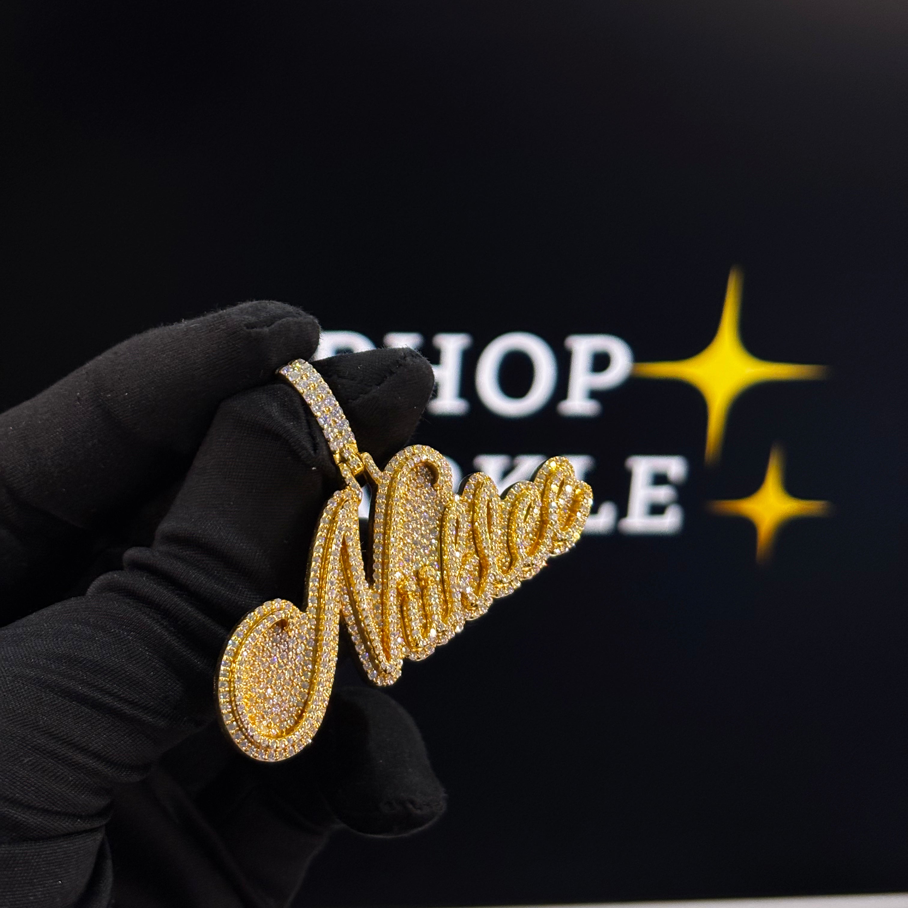 Iced Out Moissanite Hip Hop Chain Jewelry