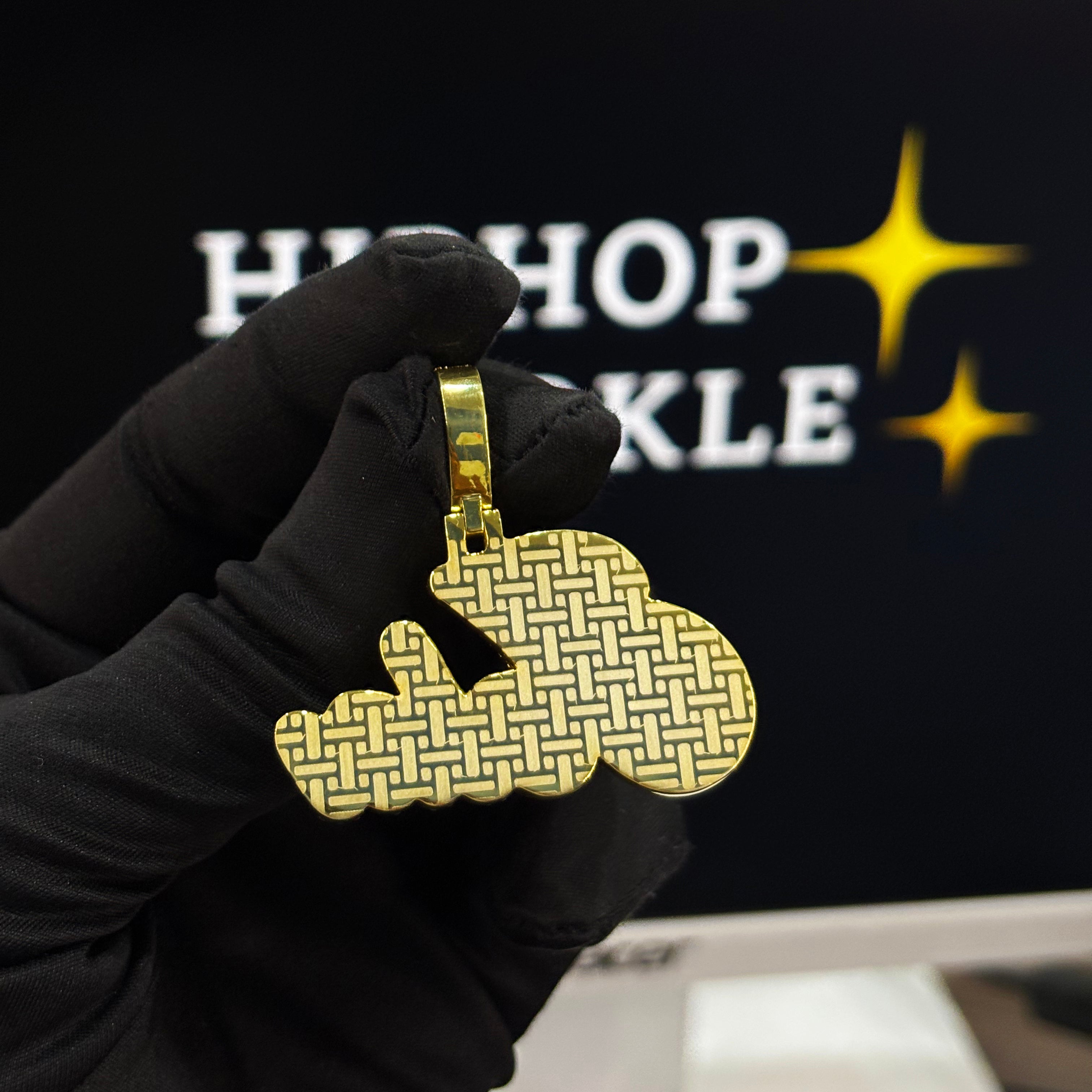 John Custom 1.8" Name Pendant – Personalized Iced Out Silver Jewelry