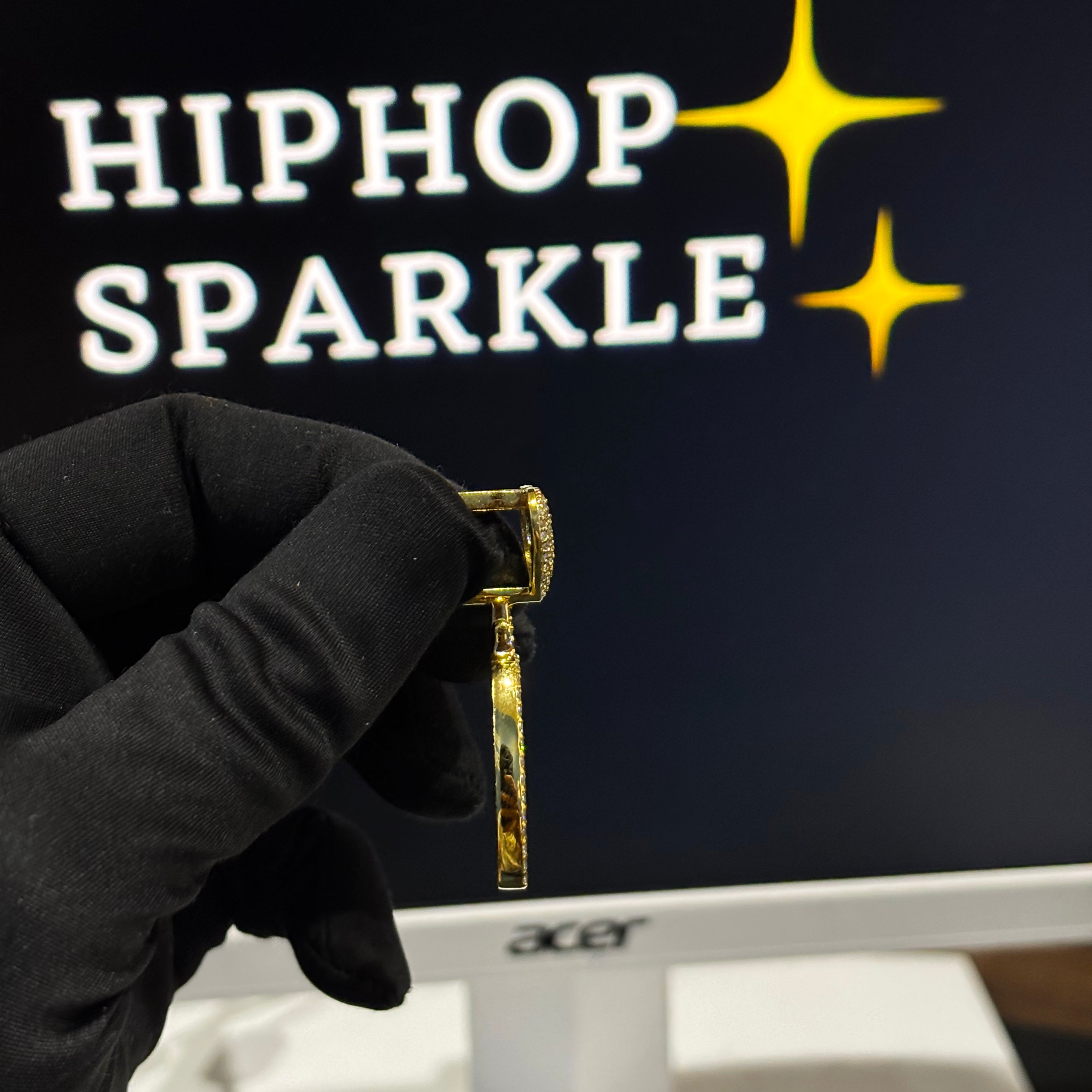 Gold Plated Iced Out Hip Hop Jewelry