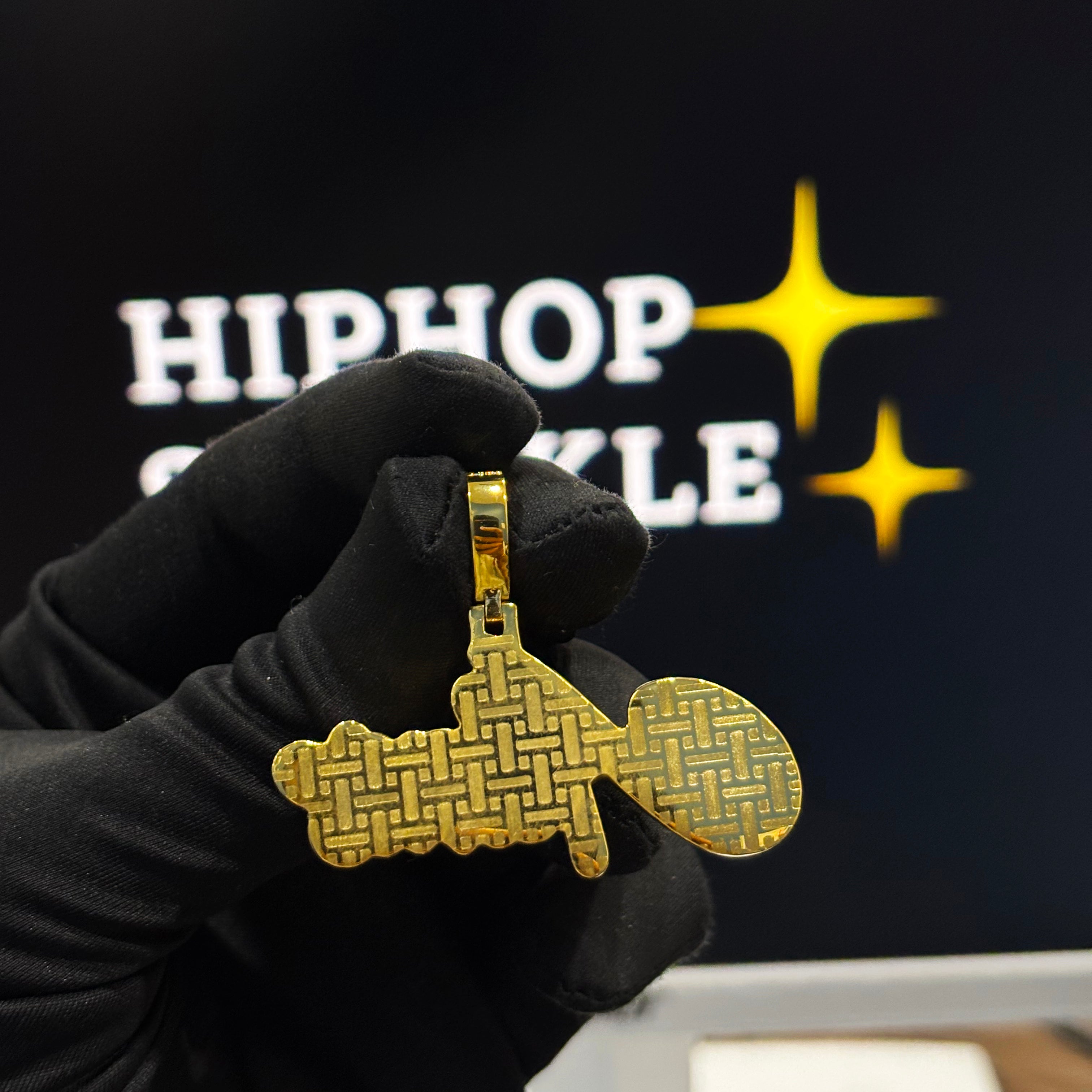 925 Silver with 14k Gold Plated & Moissanite Stones