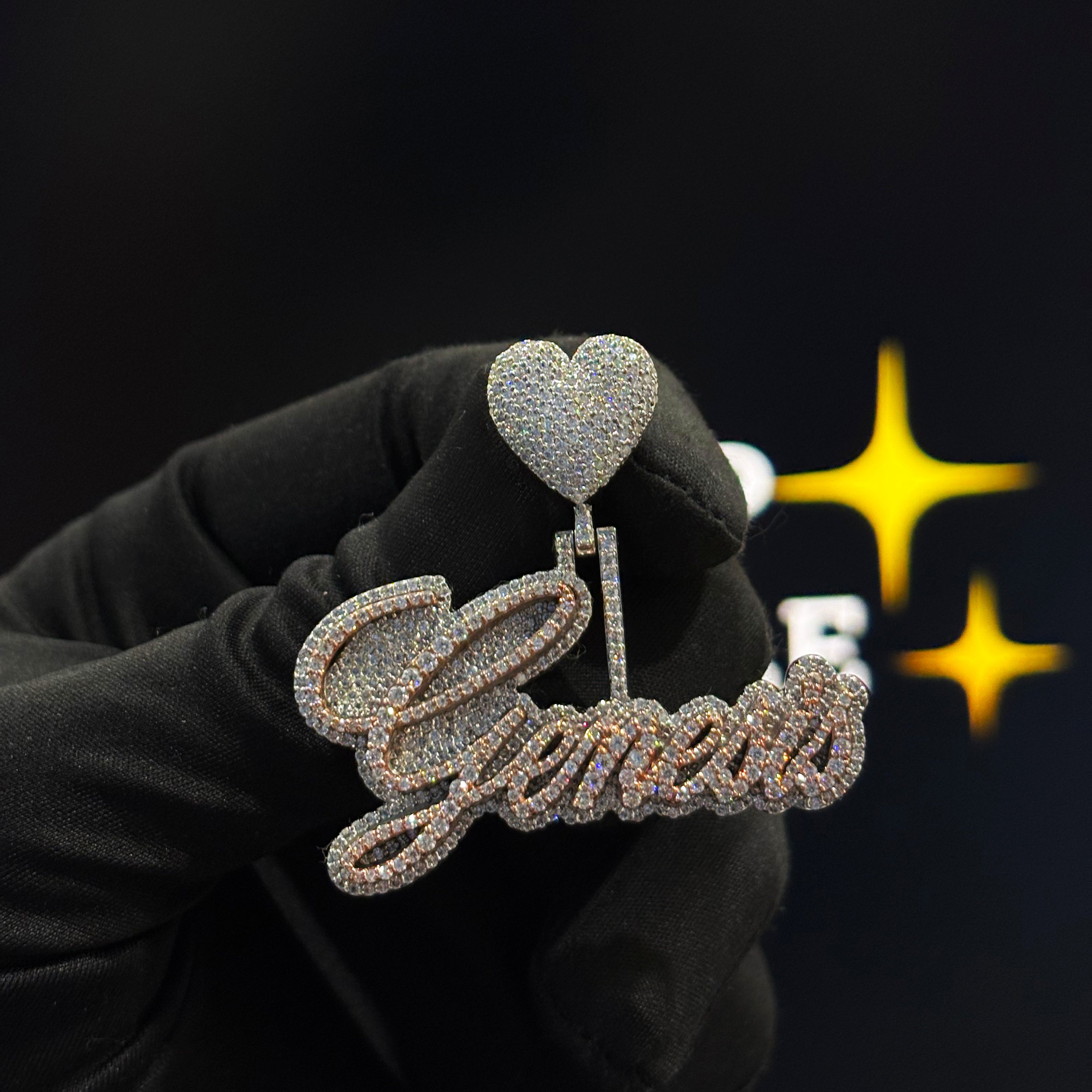 Iced Out Moissanite Jewelry