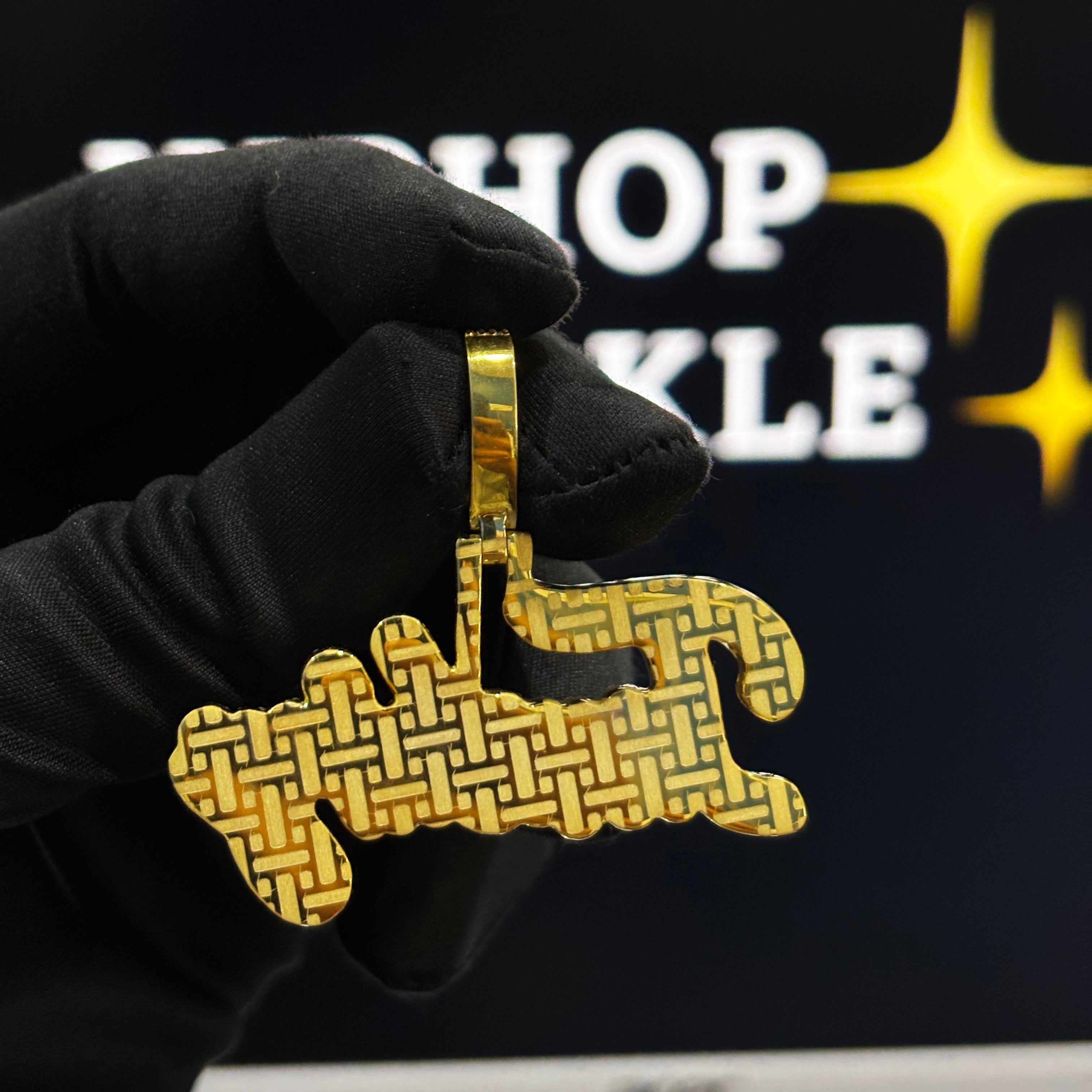 2 Inch Custom Moissanite Jewelry in 14K Gold Plated – Hip Hop Bling