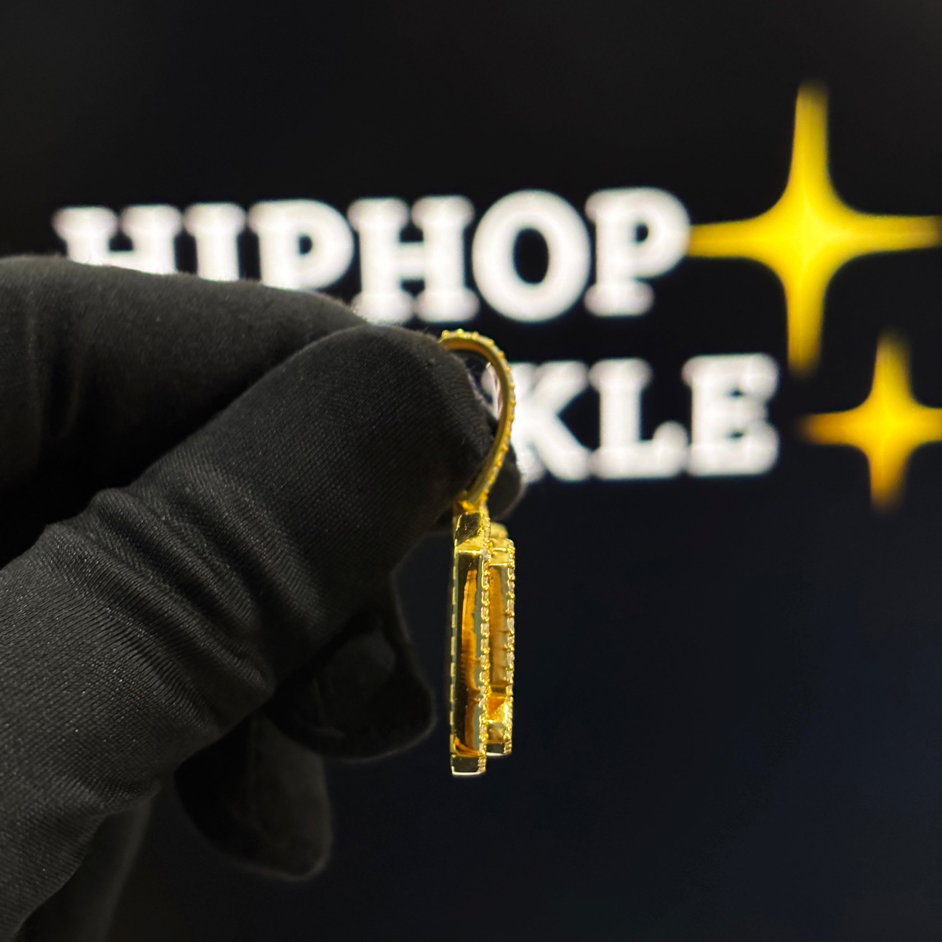 925 Silver with 14k Gold plated & Moissanite Diamonds