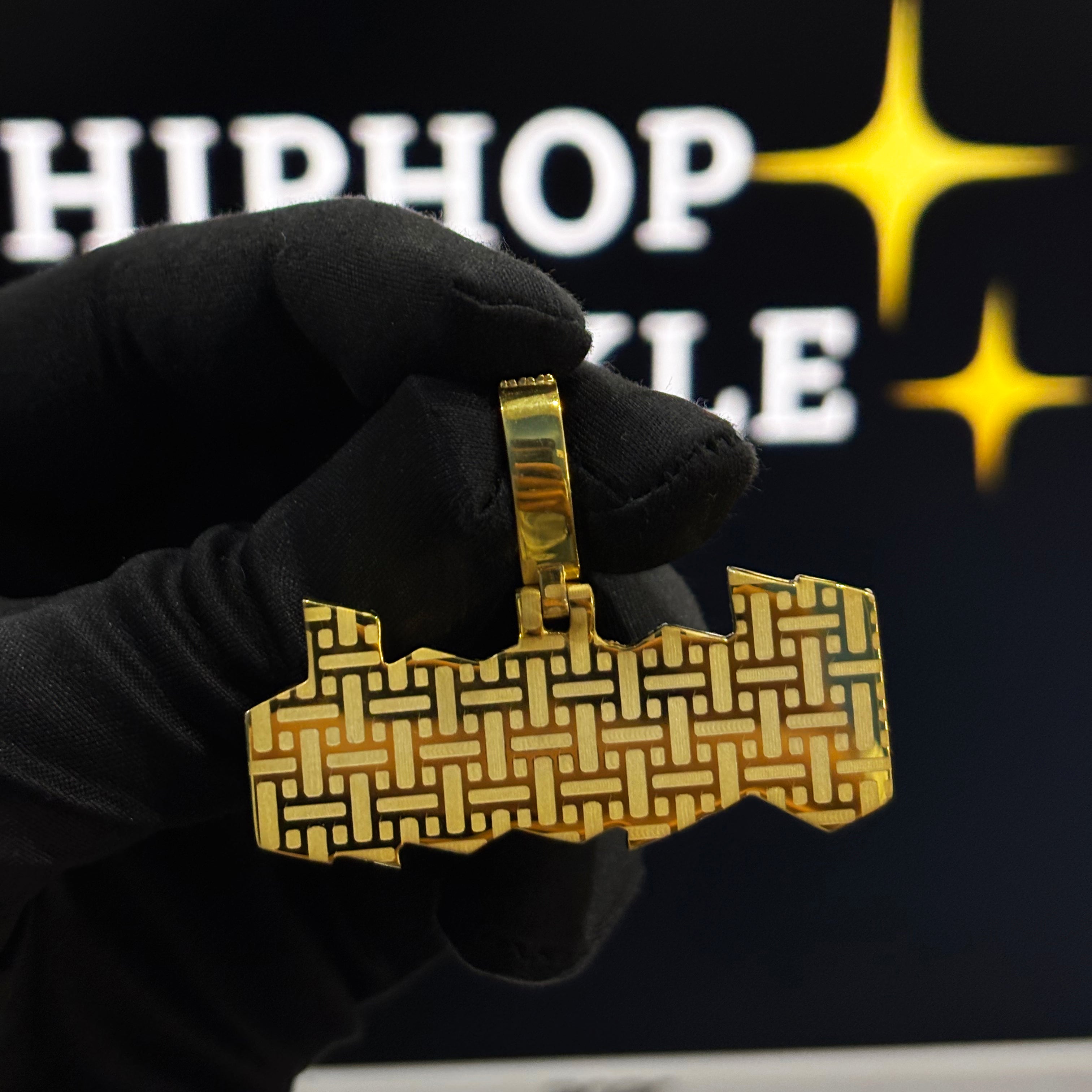 925 Silver with 14k Gold plated & Moissanite Diamonds