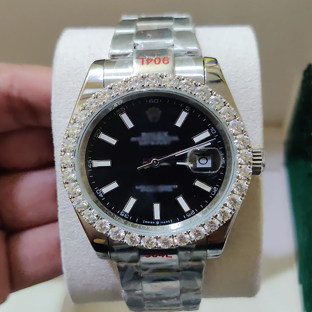 Moissanite Rolex Watch