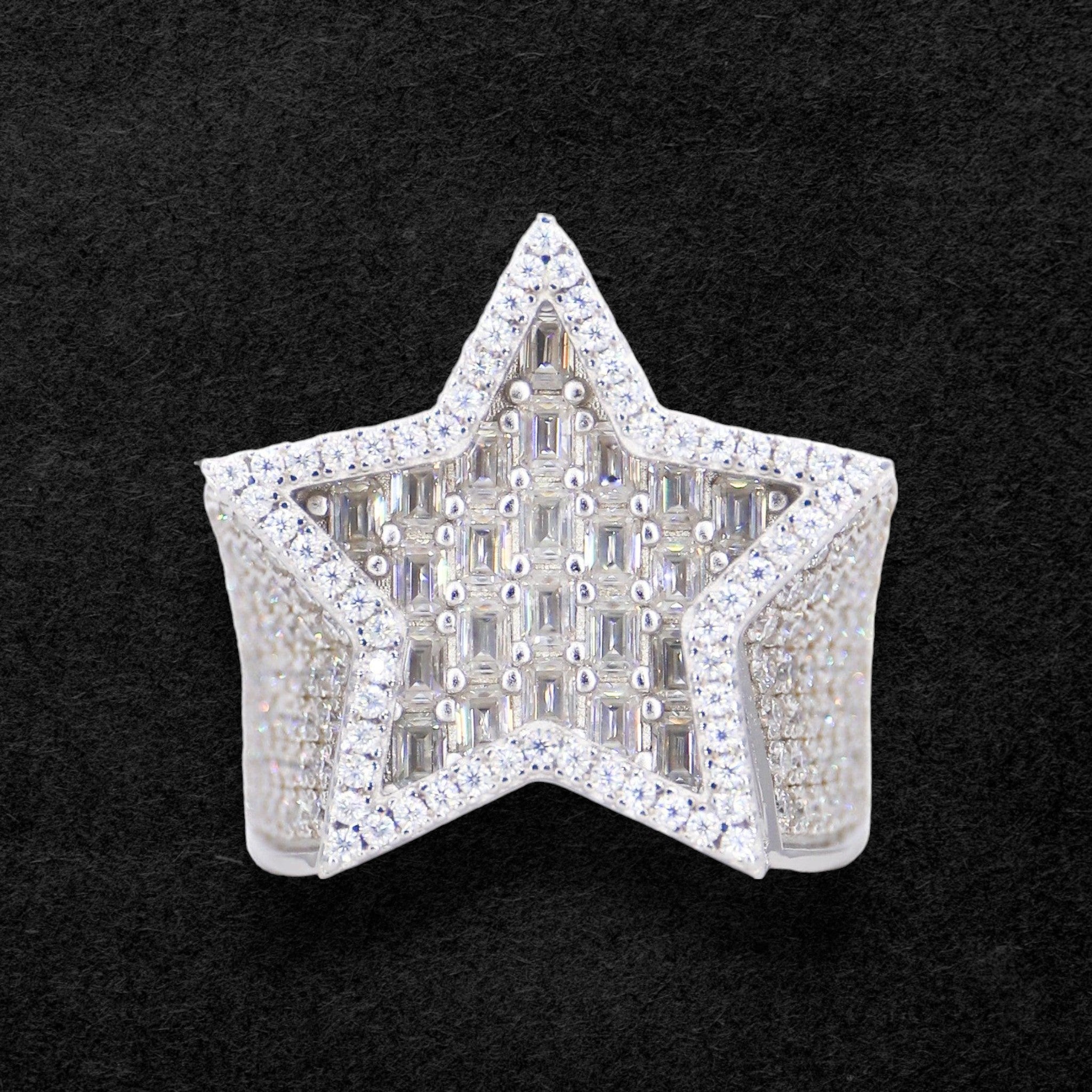 VVS Moissanite Star Diamond Ring