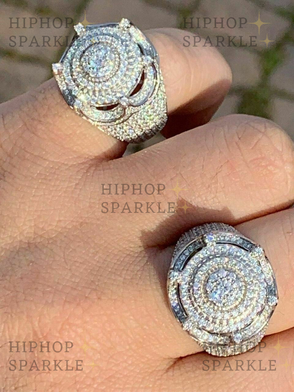 Moissanite King Crown The Don Hip Hop Ring: Fit for a King