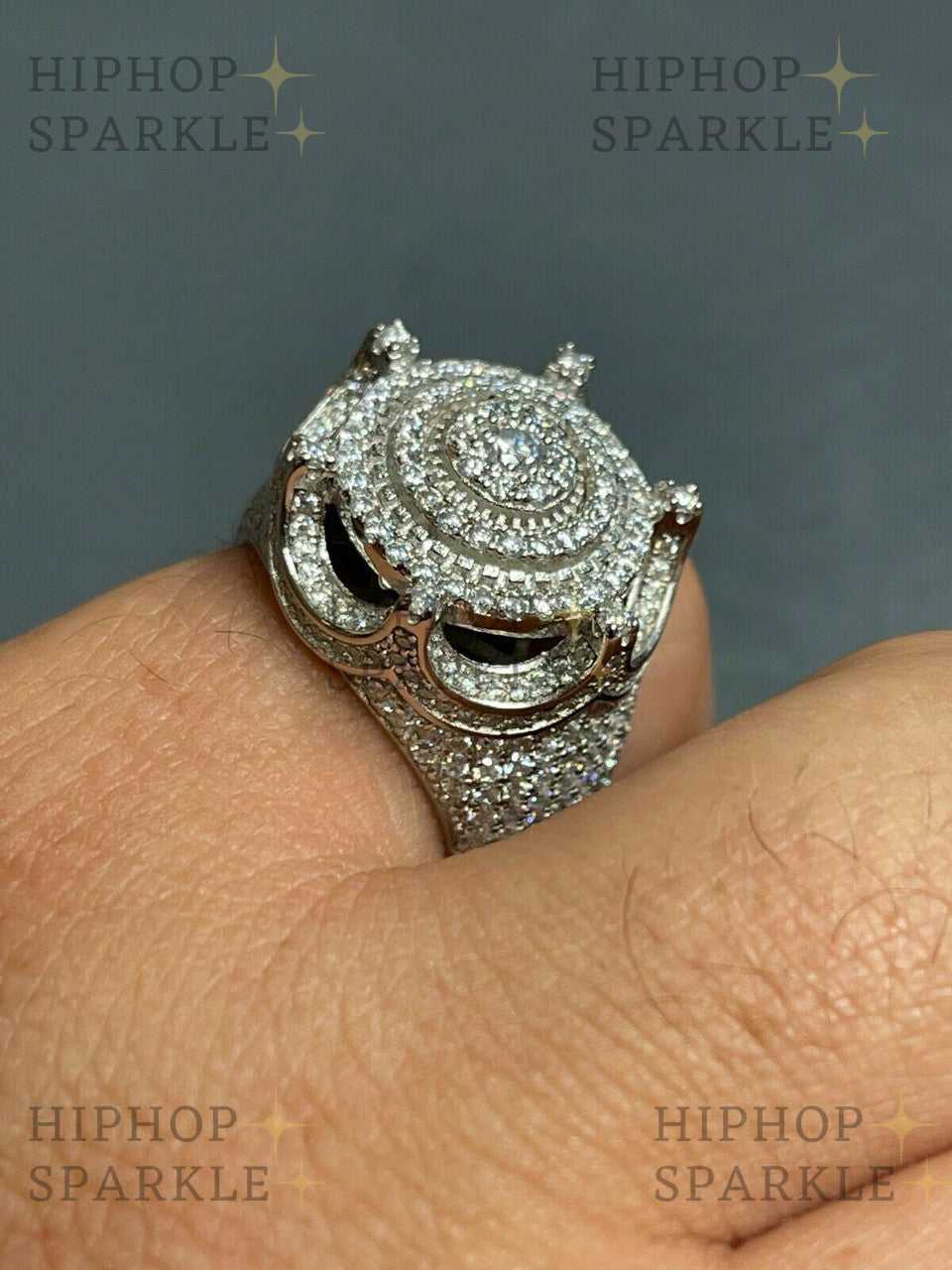 Moissanite King Crown The Don Hip Hop Ring: Fit for a King