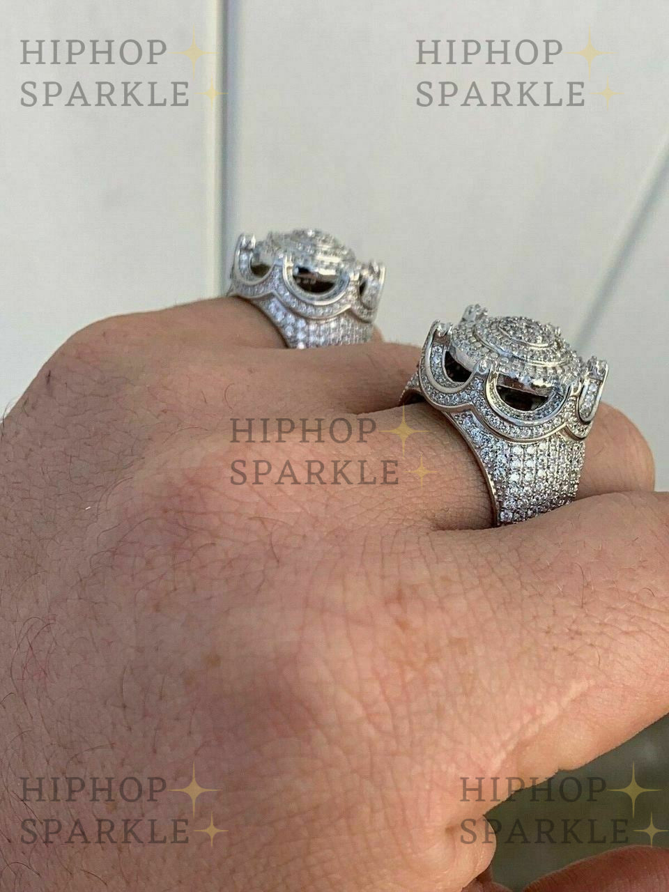 Moissanite King Crown The Don Hip Hop Ring: Fit for a King