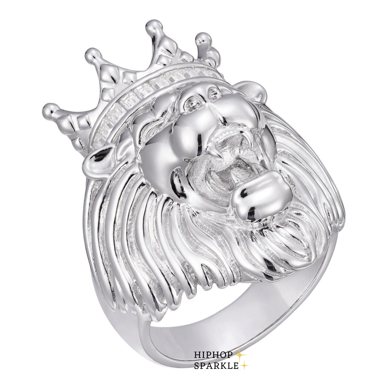 Majestic Moissanite Rasta King Ring – 925 Silver