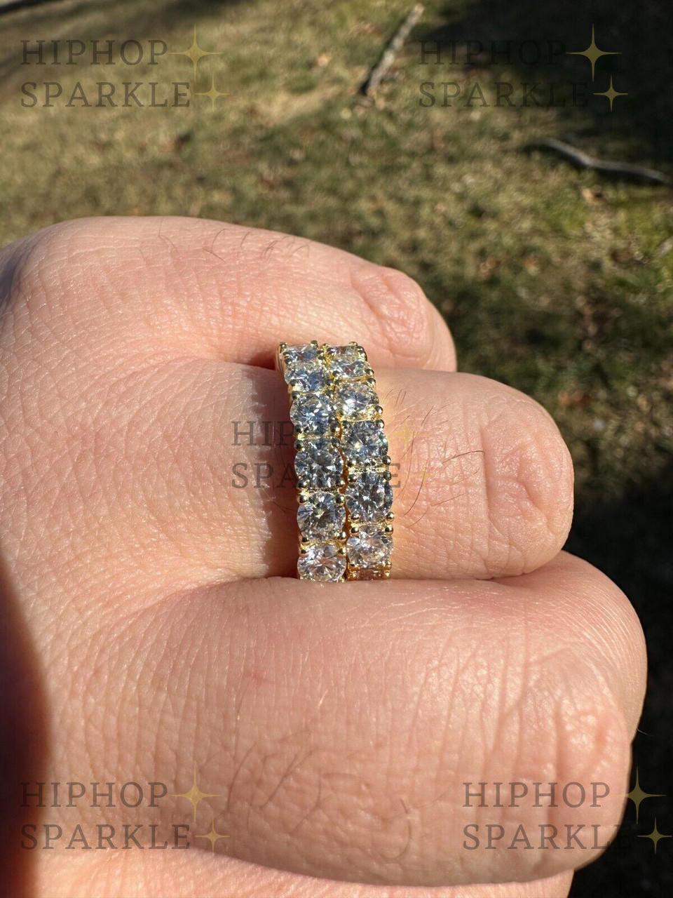 Moissanite Eternity Band: The Perfect Wedding Ring in 14k Gold Vermeil