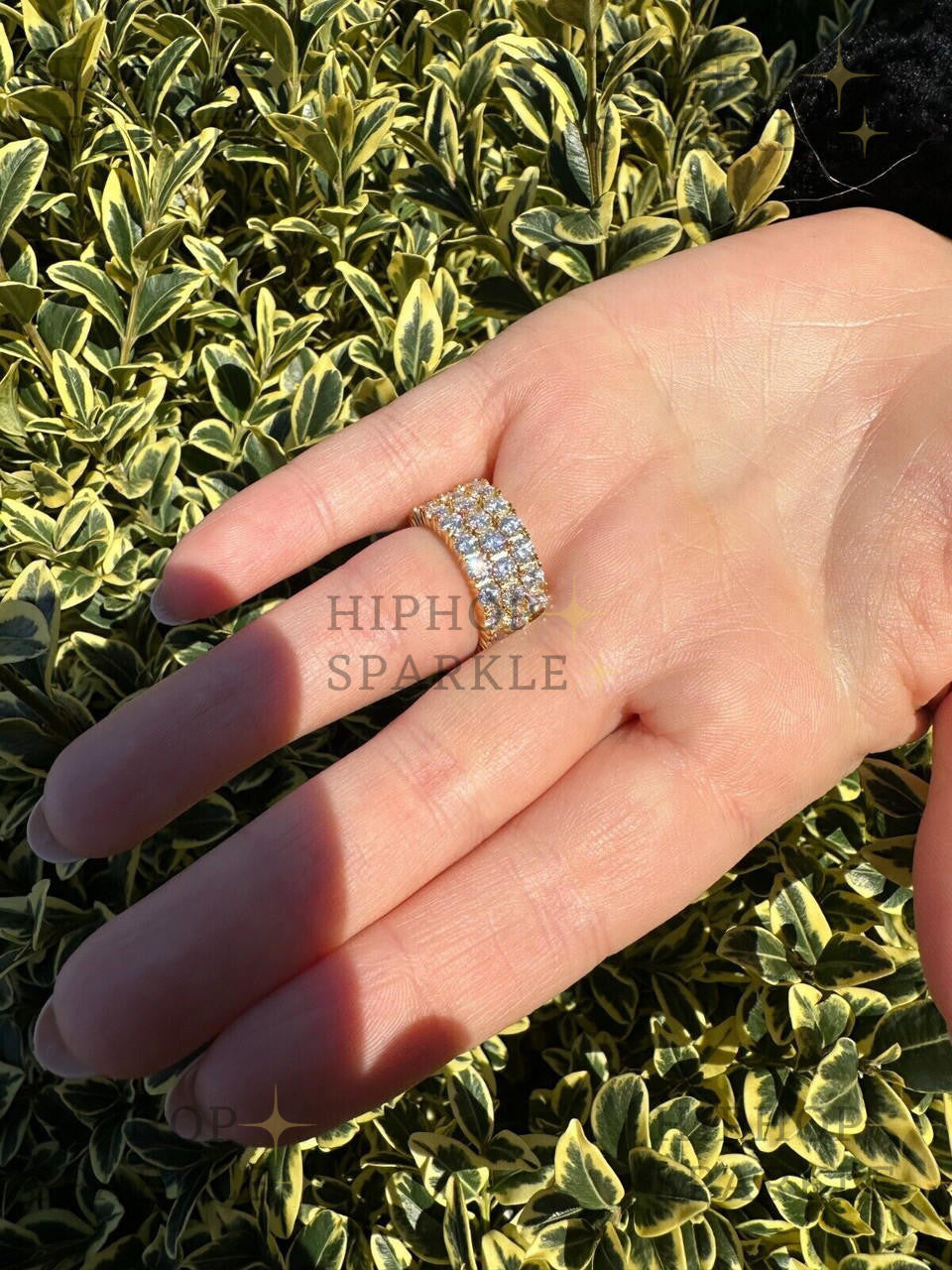 Moissanite Eternity Band: The Perfect Wedding Ring in 14k Gold Vermeil