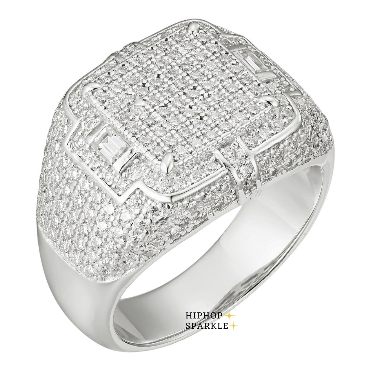 Moissanite Young Money Millionaire Ring – Iced Out, 925 Silver