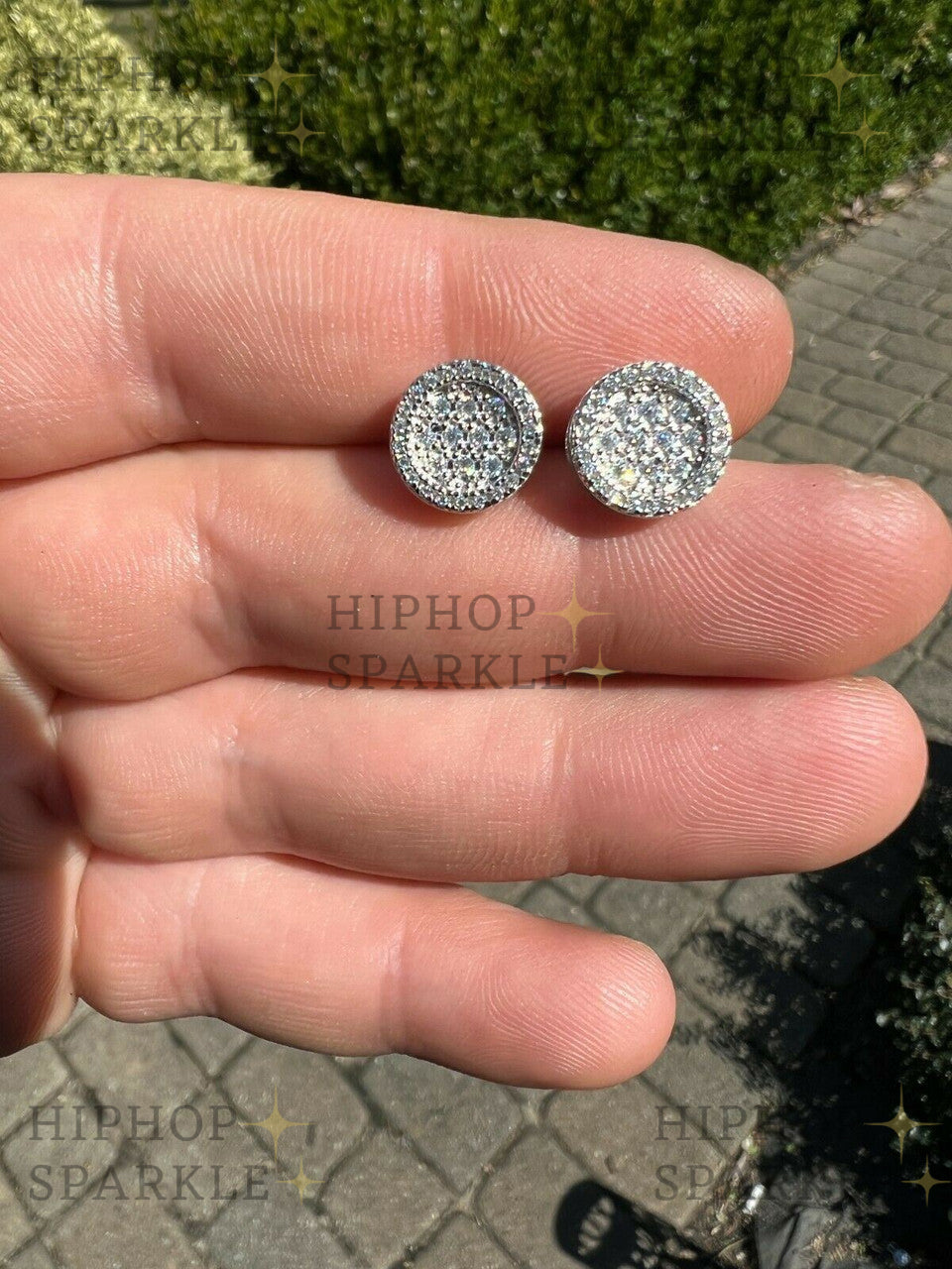 Moissanite Hip Hop Dream Earrings - 925 Silver