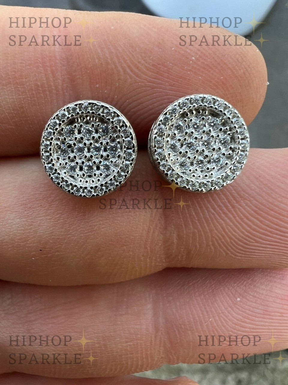 Moissanite Hip Hop Dream Earrings - 925 Silver