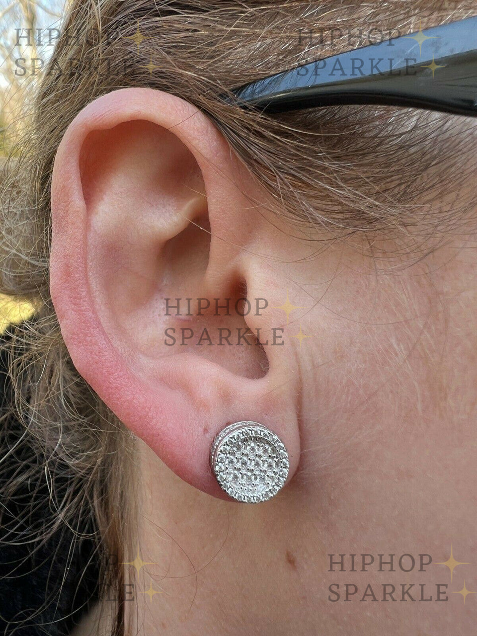 Moissanite Hip Hop Dream Earrings - 925 Silver