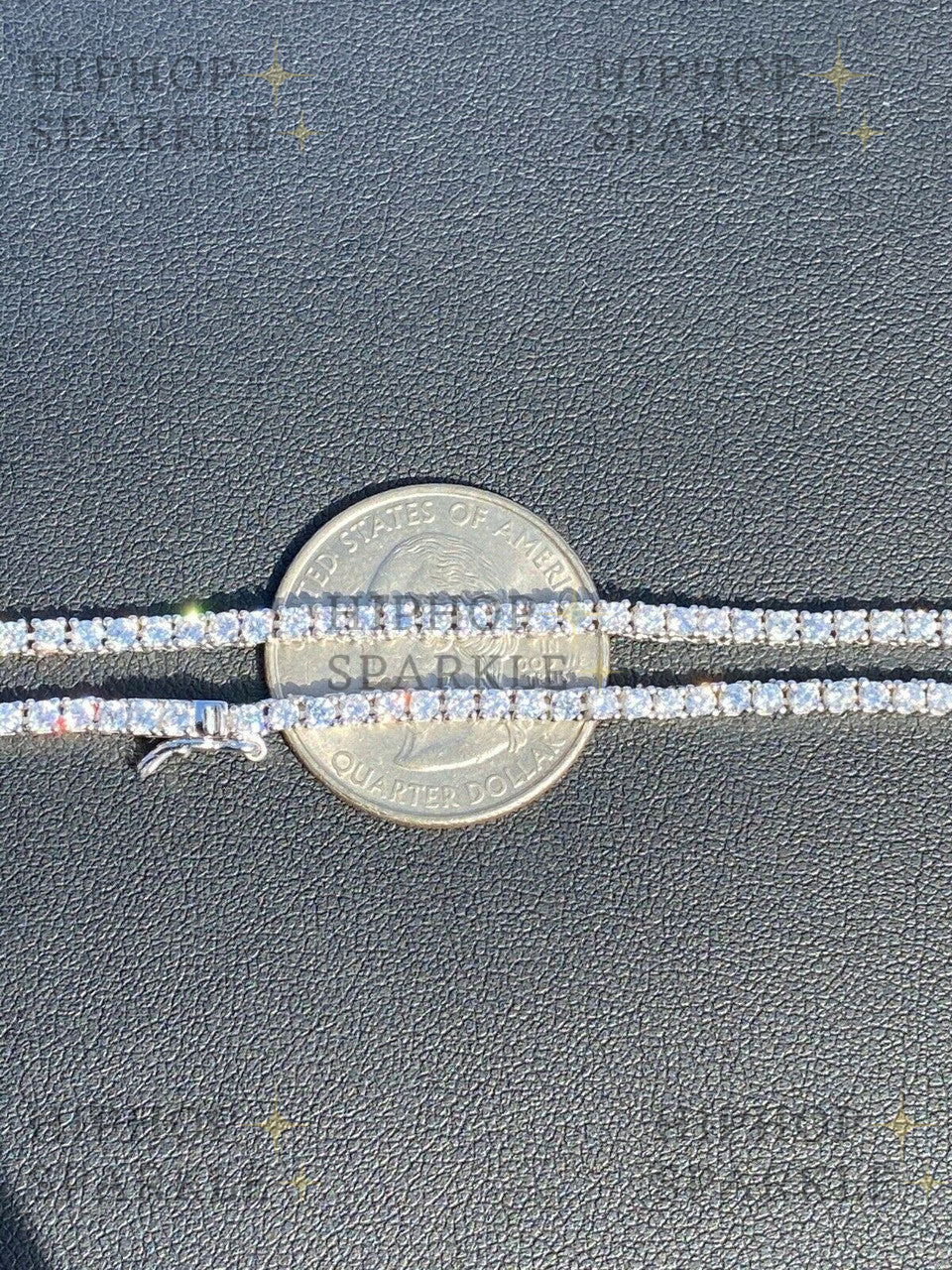 2mm Moissanite Tennis Necklace - Passes Diamond Tester