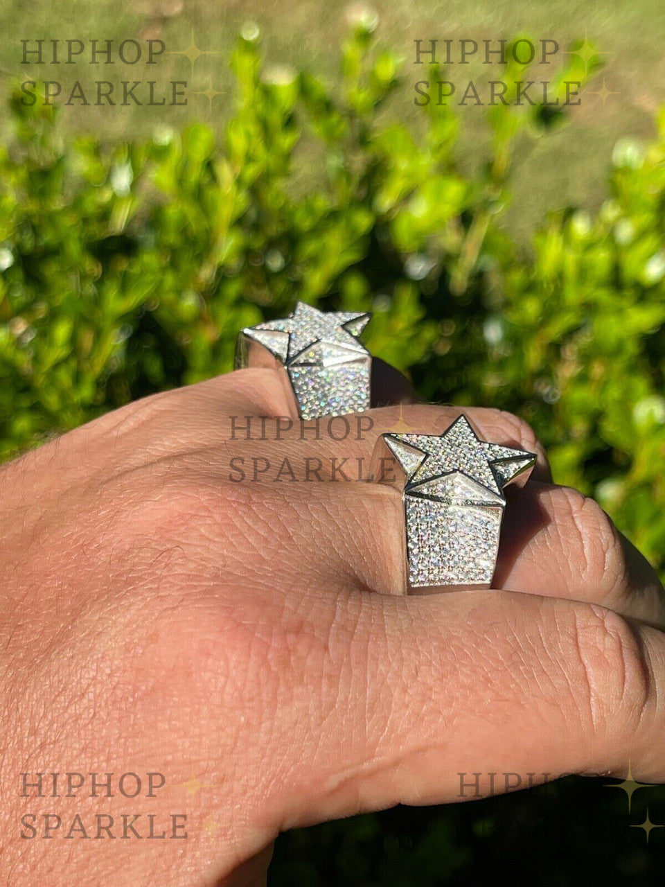 Moissanite Super Star Ring: A Dazzling Statement Piece