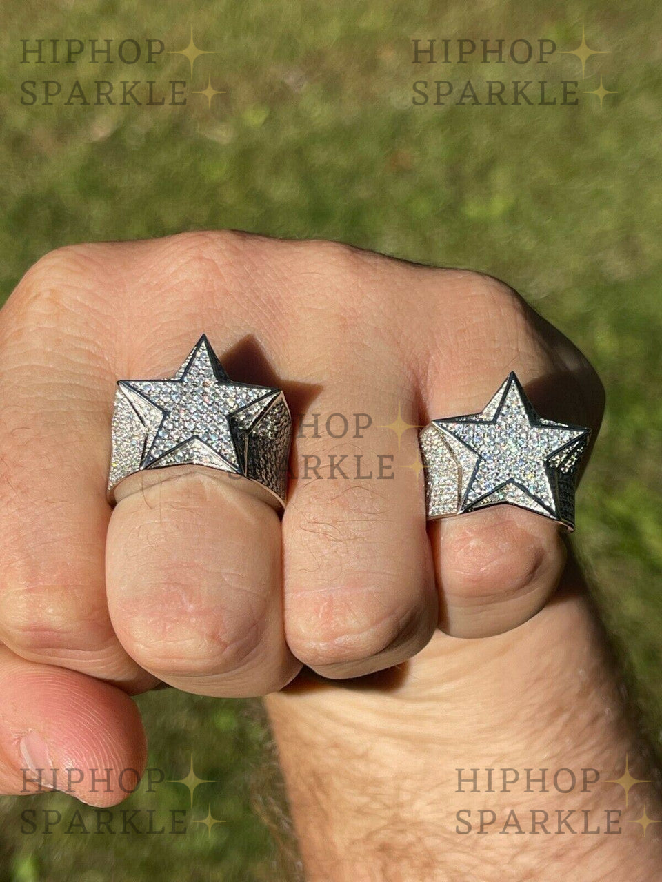 Moissanite Super Star Ring: A Dazzling Statement Piece